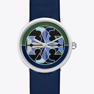 Tory Burch Reva Mosaic Navy/Multi
